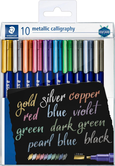 Quantore Kalligraphie Pennies Metallic Set - 10 Farben