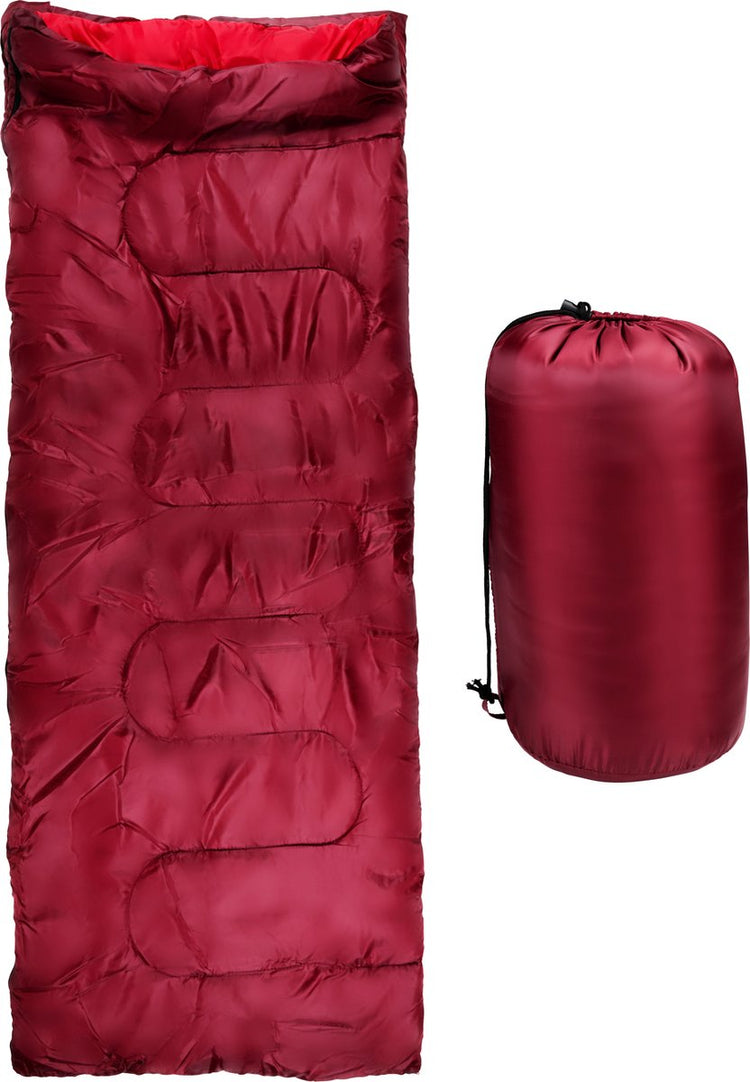 Camp Active Schlafsack Erwachsene – Sommerschlafsack für 5°C bis 10°C – 190 x 72 cm – rot