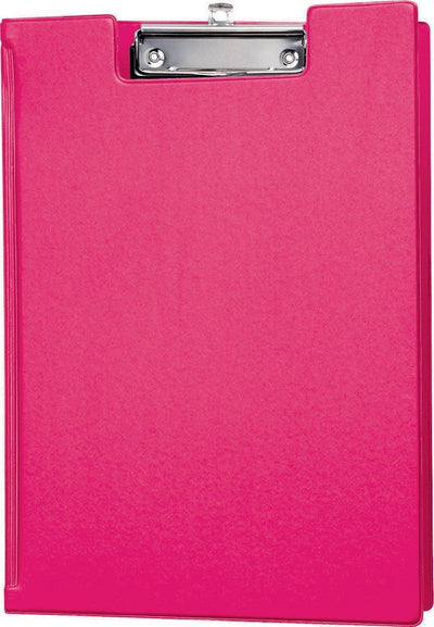 Maul Klemmbrettmappe A4 hoch + Stiftschlaufe neonpink