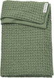 Meyco Baby-Waffel-Baumwoll-Kinderbettdecke – olivgrün – 100 x 150 cm – 1,0 Tog