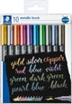 Staedtler Metallic-Pinselstift-Set, 10 Farben