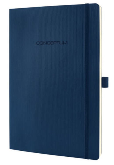 Sigel Notizbuch – Conceptum Pure – A4 – Softcover – Blau – 194 Seiten – 80 Gramm – Diamant – Si-Co316