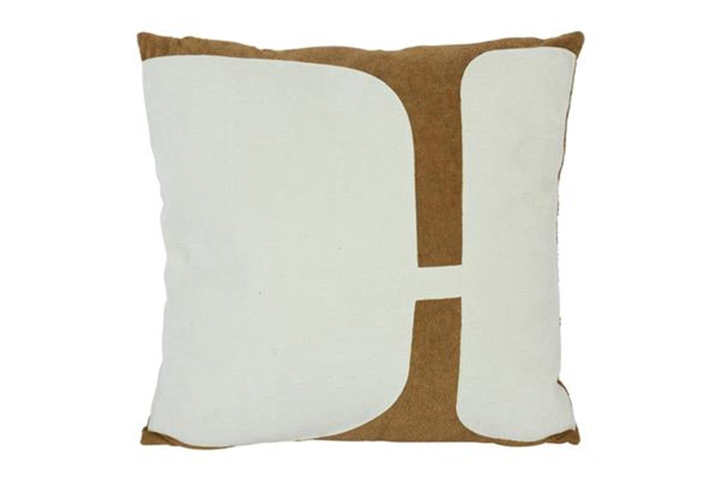 Countryfield Kissen Jos weiß braun 45cm