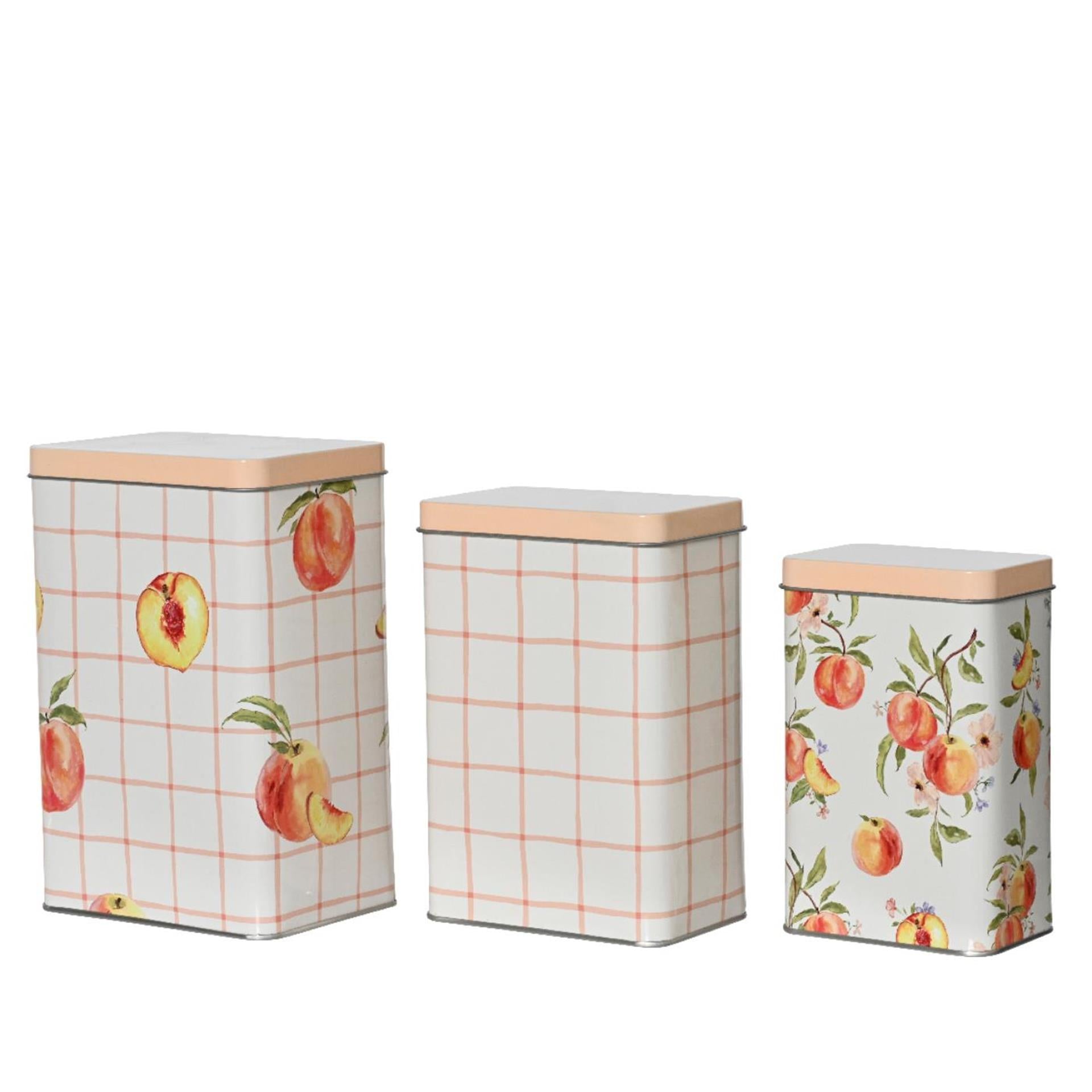 Decoris Vorratsdose 3-teilig h18,5cm multi