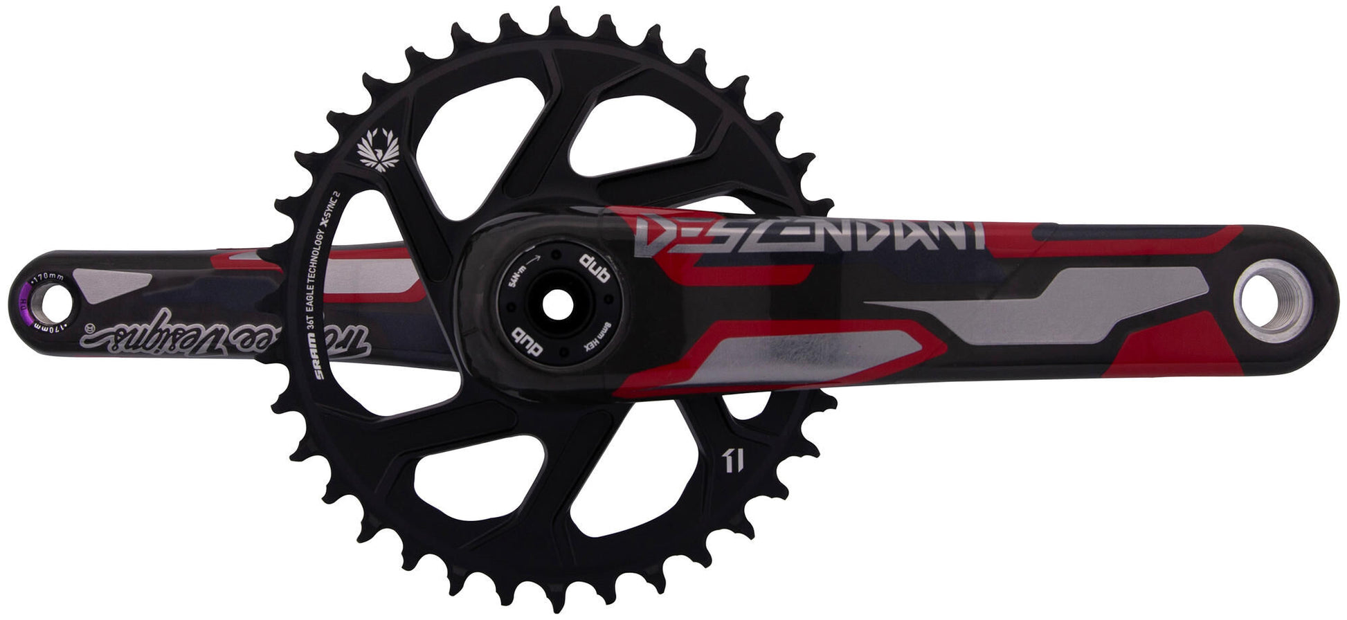 Trurvativ Cranket Truv.Desc.Troy Lee D. Eagle DH Dub83 36T
