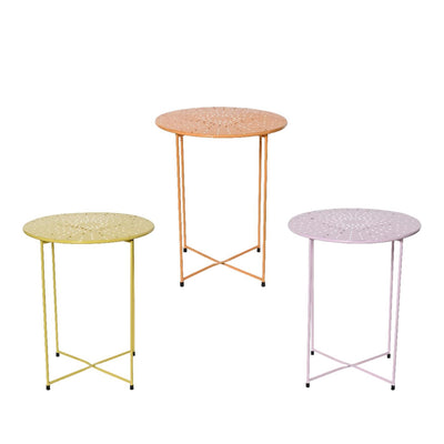 Decoris Beistelltisch für den Innenbereich aus Eisen, H48 cm