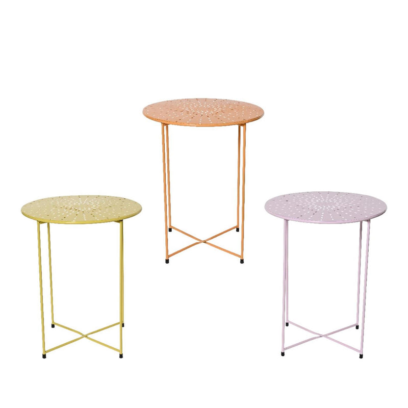 Decoris Beistelltisch für den Innenbereich aus Eisen, H48 cm