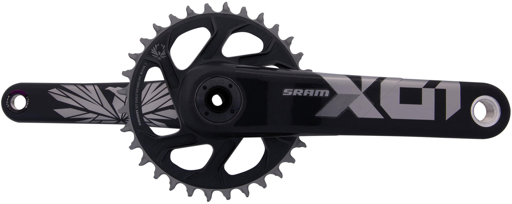 SRAM Cranket X01 Eagle 32T 170 -mm -Mondpolar