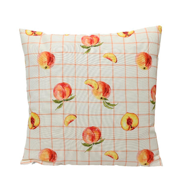Decoris Kissen Polyester Outdoor 45x45cm pfirsich