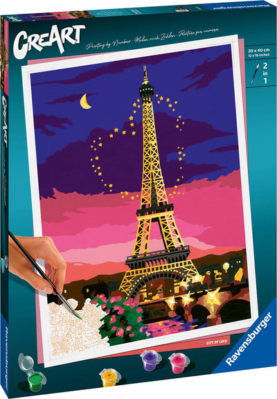 Ravensburger Creart Painting von Number City of Love