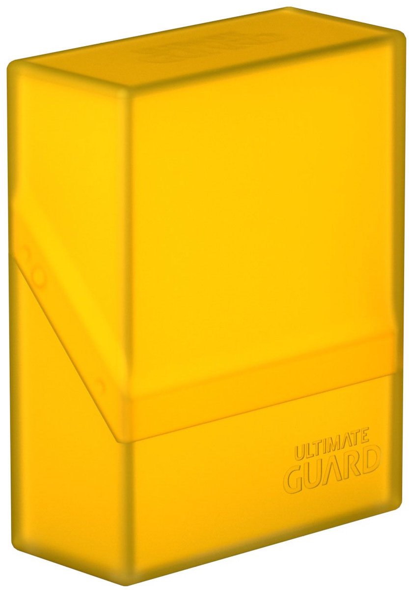 Ultimate Guard Boulder 40+ – bernsteinfarbene Kartenboxen