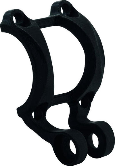 Vorbaukappe Ergotec Octopus Integra 31,8 mm Schwarz
