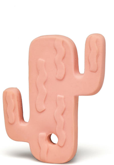 Lanco Toys Lanco Gummi-Beißspielzeug – Kaktus – flach – rosa