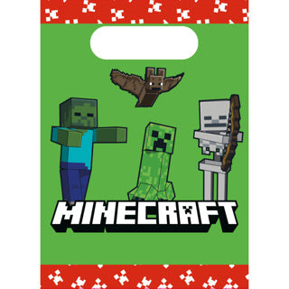Minecraft Papiertüten 4 Stück | 2 Stk