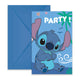 Stitch-Engel-Einladungen 6 Stück | 6 Stück