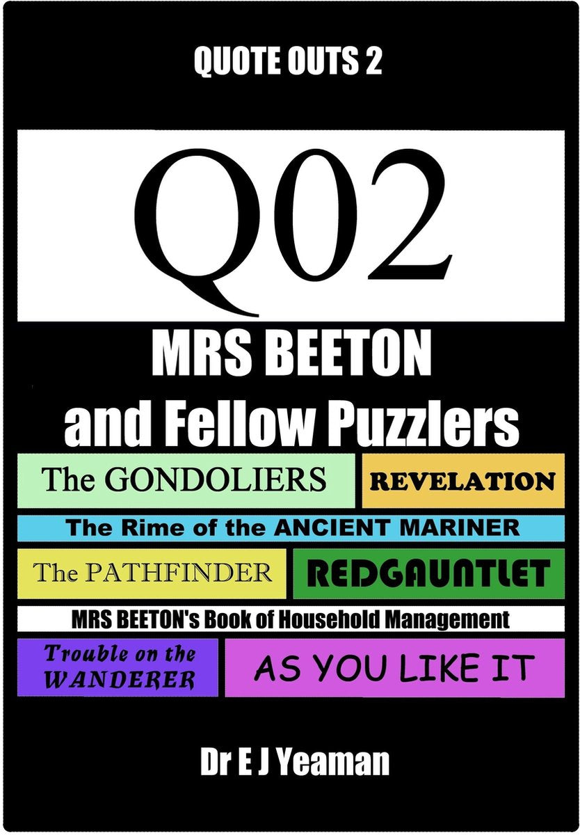 Frau Beeton und andere Puzzler (Zitat aus 2)