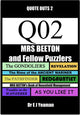 Frau Beeton und andere Puzzler (Zitat aus 2)