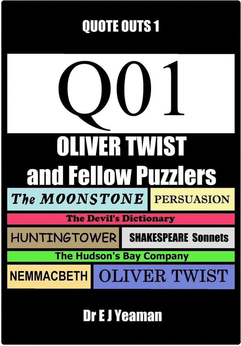 Oliver Twist und andere Puzzler (Zitat aus 1)