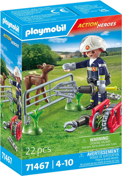 Playmobil Action Heroes Tierschutz Feuerbrigade 71467