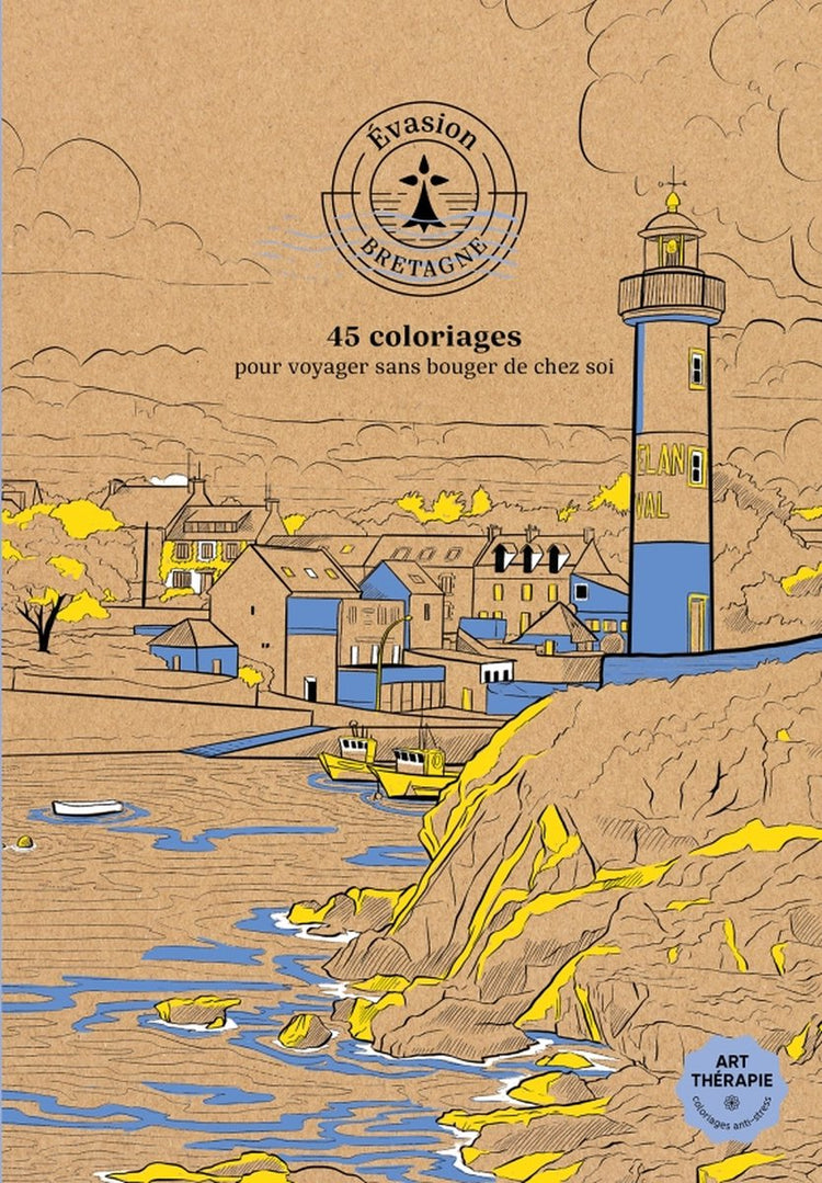 Hachette Heroes évasion bretagne – Kunsttherapie – Hachette – Malbücher für Erwachsene