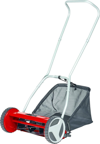 Einhell Spindelmäher GC-HM 400 – Schnittbreite: 40 cm – empfohlene Rasenfläche: bis zu 250 m² – 27 l Fangbox – Schnitthöhe: 13–37 mm