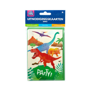 Dino -Einladungskarten