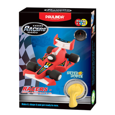 Paulinda Super Dough Rennwagen-Ton – 3 Tonfarben