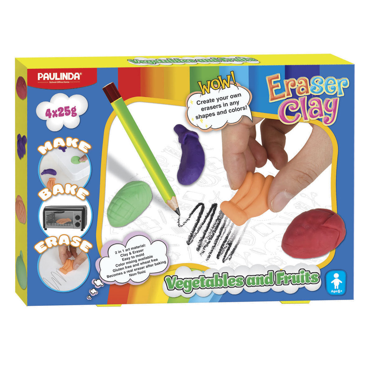 Handwerks -Set -Gumlen -Making - Obst und Gemüse
