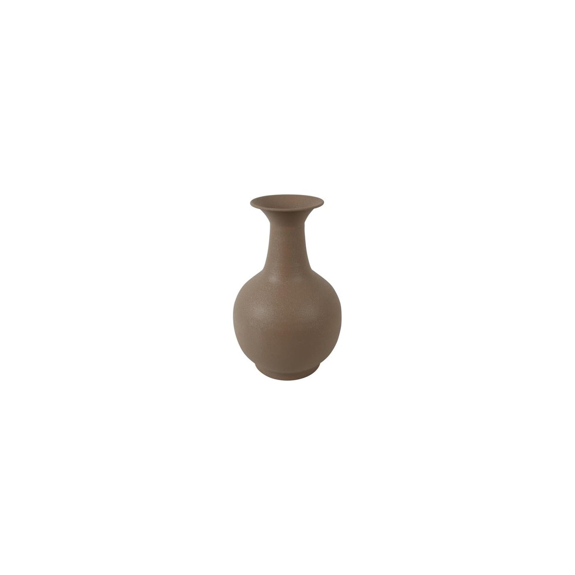 Country Field Country Field Vase Hals Faris braunes Metall ø24,5x38cm