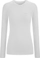 Falke warmes Langarmshirt, schnelltrocknendes Funktions-Langarmshirt für Damen, weiß - Größe XS