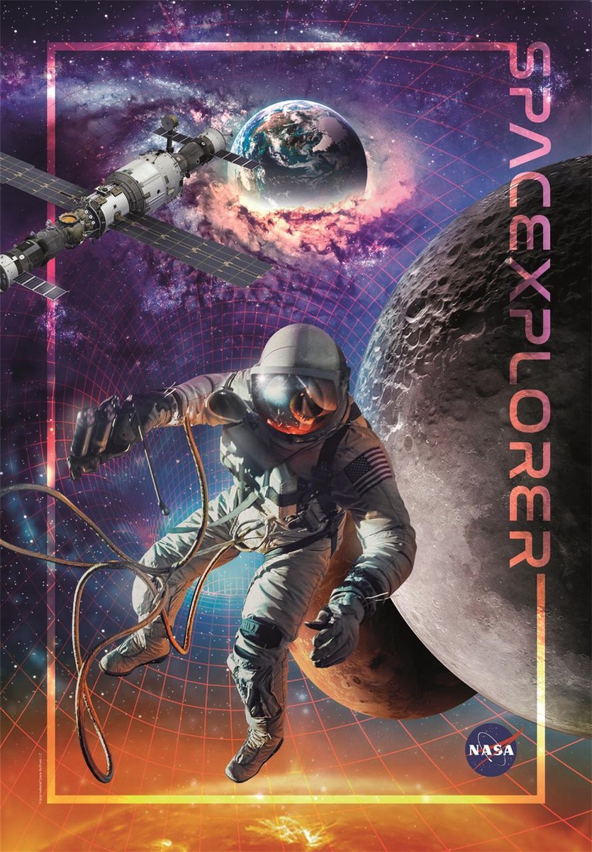 Clementoni Puzzle Space Explorer, 1000st.