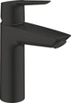 Grohe Start M-Size Waschtischmischer – Push-Open-Ablaufgarnitur – wassersparend – mattschwarz
