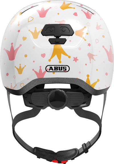 Abus Helm Skurb Kid Wit Crowns M 50-55 cm