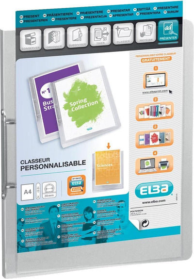 Elba personalisierbarer Ringordner Polyvision transparent