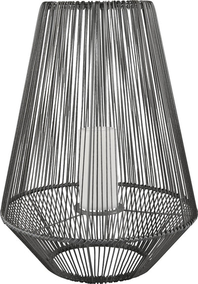 Rl lebe dein Licht Reality Mineros - Tischleuchte - Grau - inkl. 1x SMD 0,2W - Solar - Solarenergie - kabellos - wiederaufladbar - Außenbeleuchtung - IP44