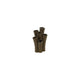Country Field Country Field Vase Enix braunes Steingut 12,5x9,5x20,5cm