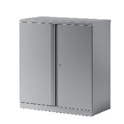 2-türiger Schrank Bisley 1 Einlegeboden silber