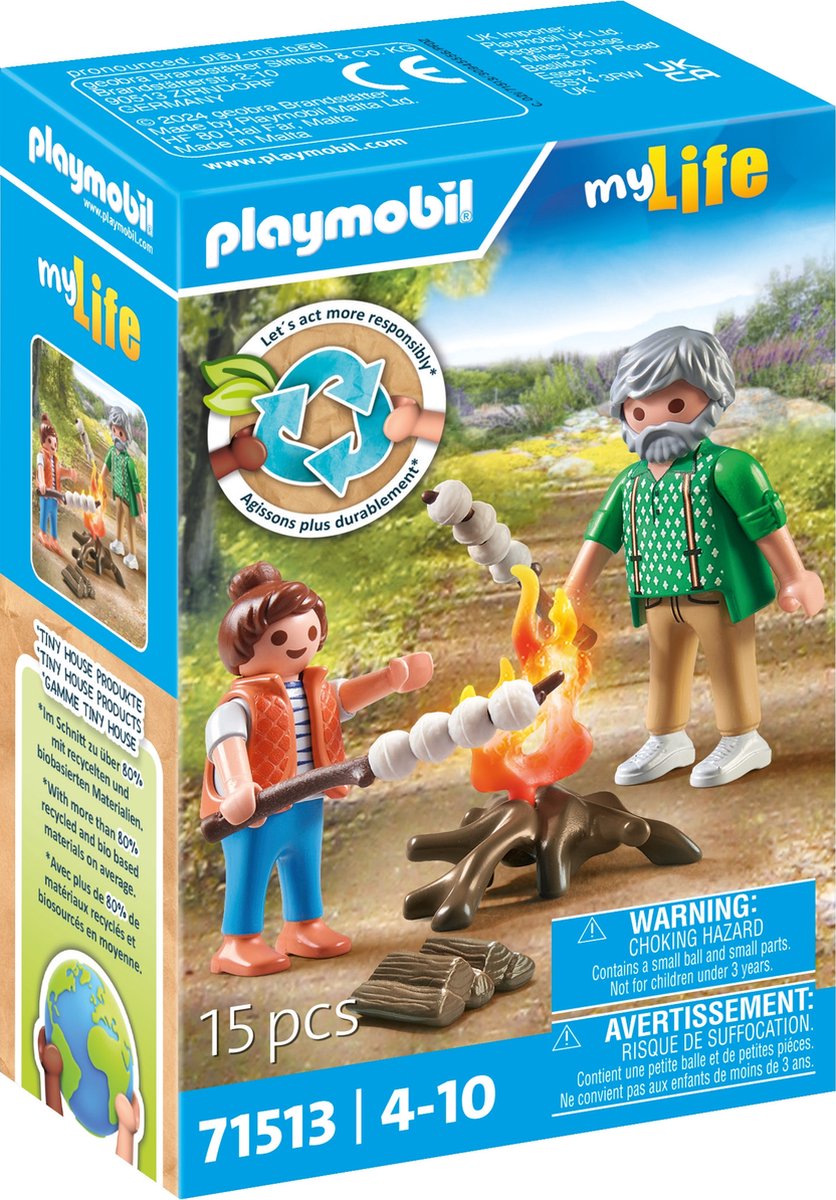 Playmobil My Life Camp Fire mit Marshmallows 71513