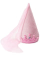 Kleine Abenteuer – rosa Prinzessinnen-Kegelhut – Samthut mit Schleier