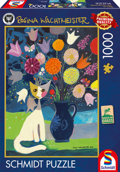 Schmidt - Puzzle - Weiße Katze - Rosina Wachtmeister - 1000 Teile - Erwachsene - ab 12 Jahren