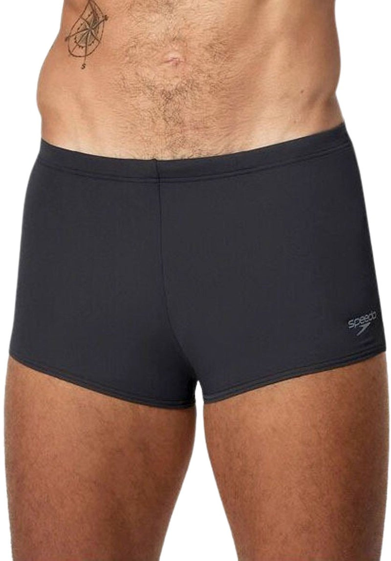 Speedo Hyperboom Aquashort Herren-Sportbadehose – Schwarzgrau