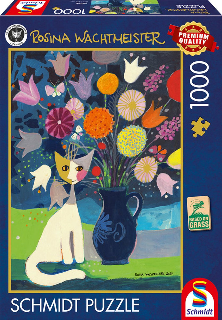Schmidt - Puzzle - Weiße Katze - Rosina Wachtmeister - 1000 Teile - Erwachsene - ab 12 Jahren