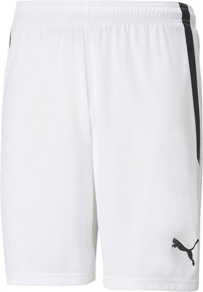 Puma Teamliga Shorts Herren Sporthose - Weiß-Schwarz