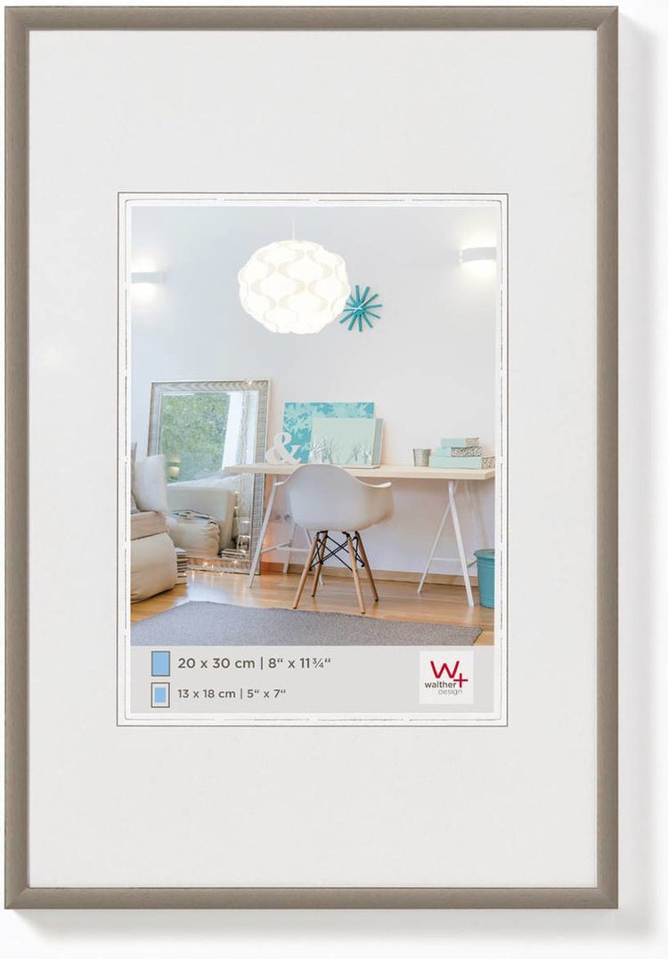 Walther New Lifestyle - Kunststoffrahmen - Fotogröße 30x45 cm - Stahl