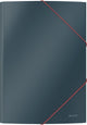 Leitz Cozy Karton 3-Klappen-Ordner – Ordner für Dokumente A4 – Elasto-Ordner – ideal für Home-Office-Arbeiten von zu Hause aus – Samtgrau