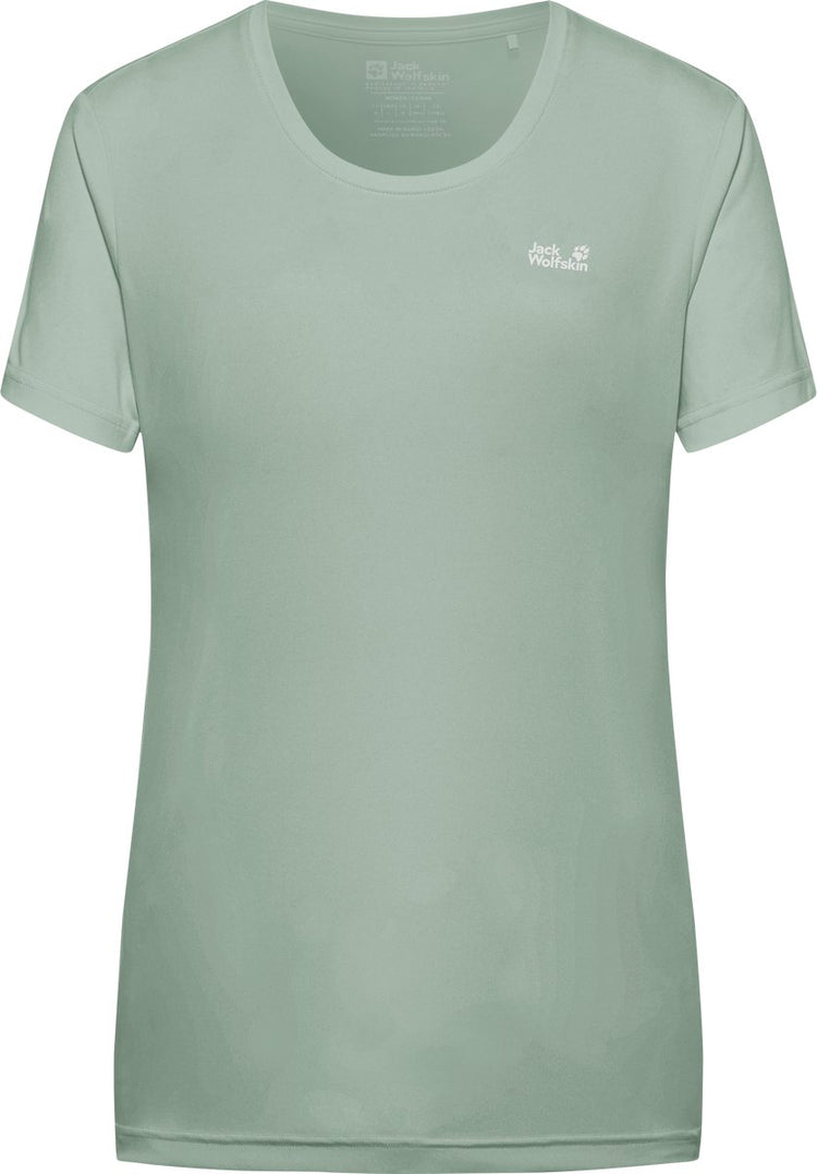 Jack Wolfskin Tech T W Damen Outdoor-Shirt – grünes Zinnia