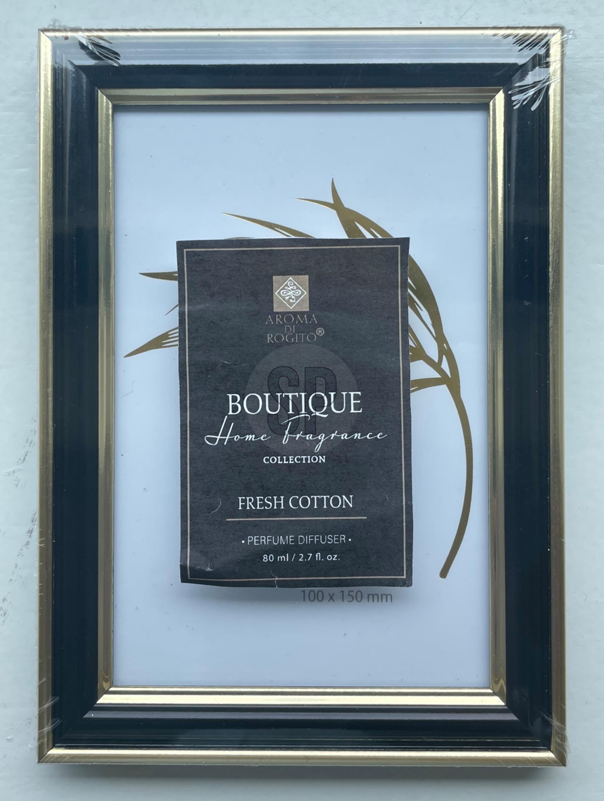 Home-Styling-Fotorahmen, Kunststoff, Schwarzgold, 15 x 20 cm