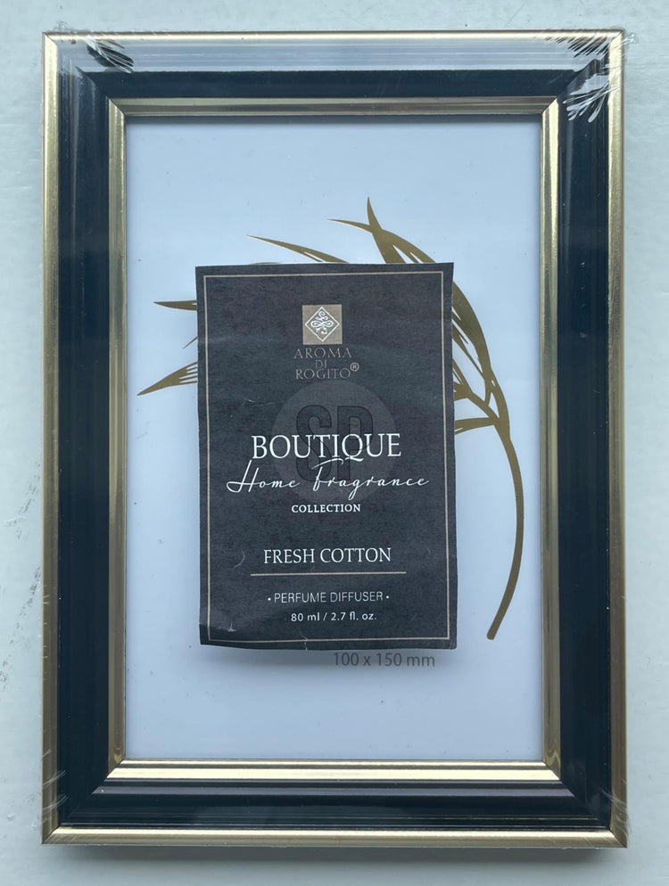 Home-Styling-Fotorahmen, Kunststoff, Schwarzgold, 15 x 20 cm