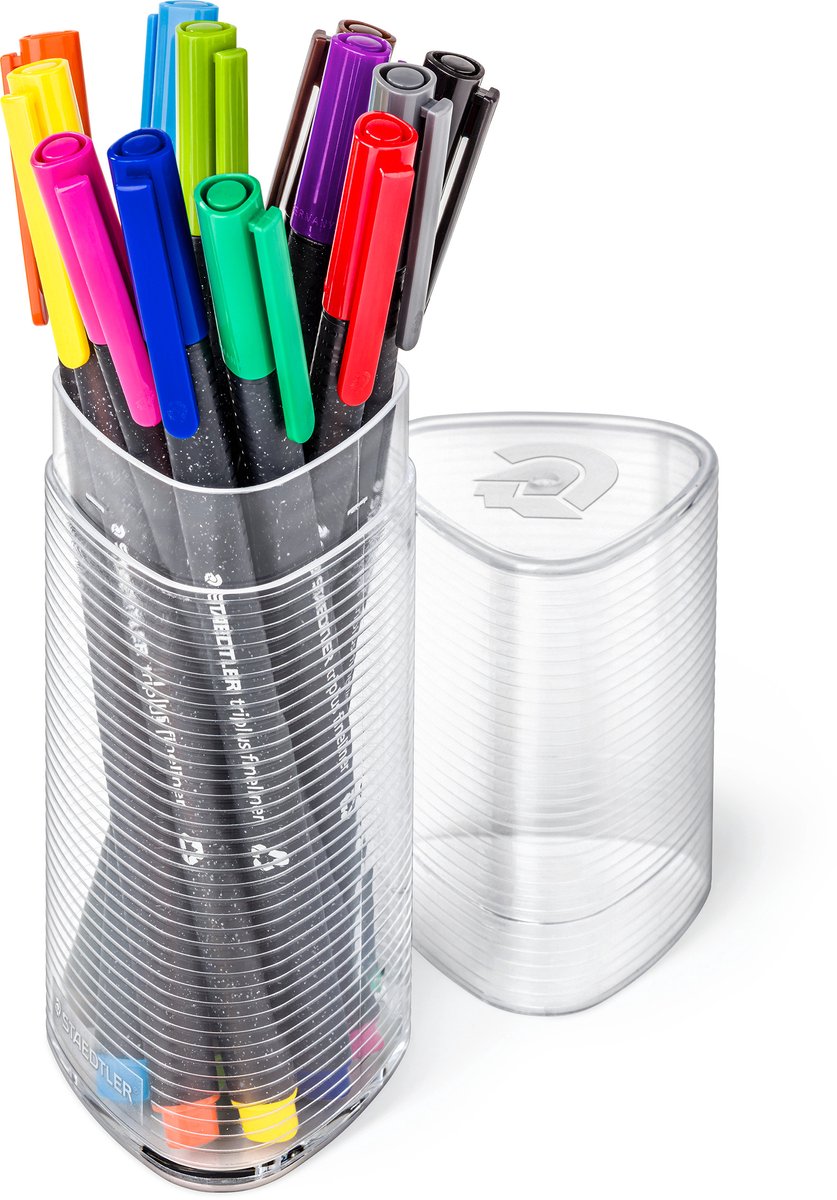 Staedtler Triplus Fineliner – Tube mit 12 Farben
