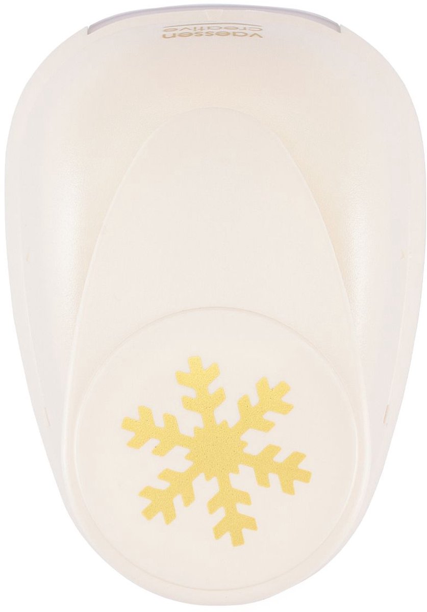 Vaessen Creative Punch – Figurenstanzer – Schneeflocke – 3,7 x 3,7 cm